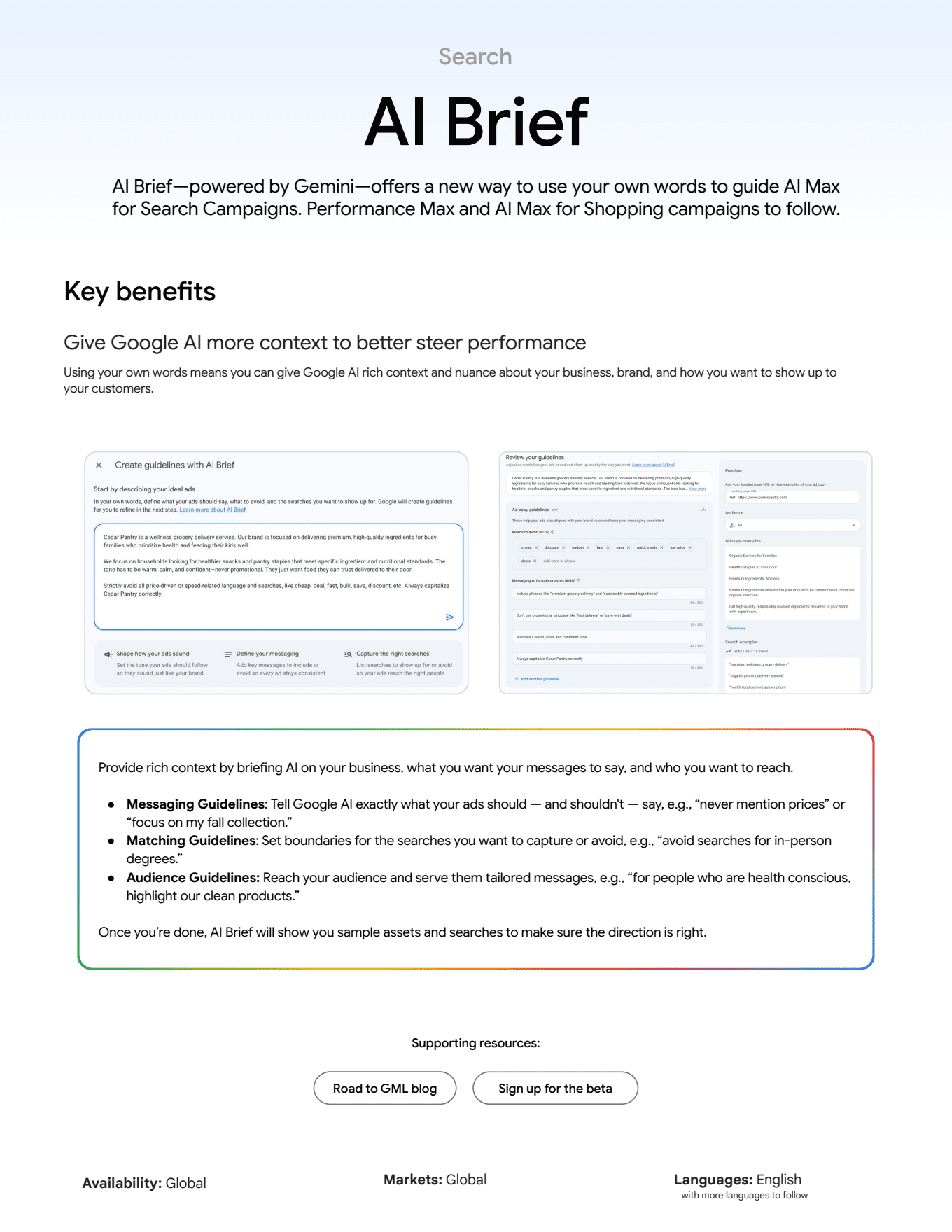 AI Brief — Google Marketing Live 2026