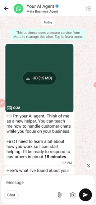 Step 4 — Set up AI Agent name, personality, and handoff rules